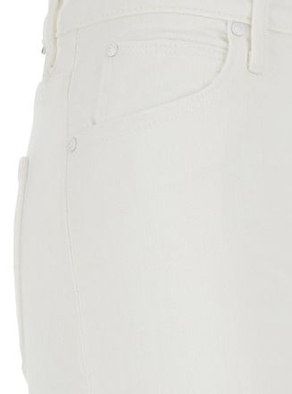 Mother The Kick Jeans - White