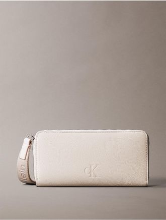 Calvin Klein Jeans Calvin Klein Womens All Day Zip Wristlet Wallet - White - OS