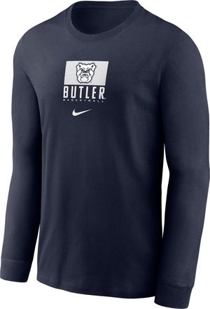 Nike Butler Basketball Legend Nike Mens Dri-FIT College Long-Sleeve T-Shirt in Blue | IV8574-421