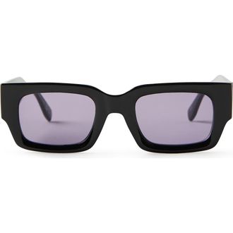 Cotton On Mens The Crawler Sunglasses in Black Purple at Nordstrom
