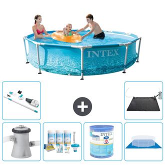 Intex Piscina Con Estructura Redonda - 305x76 Cm - 8-piezas S41381