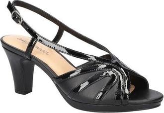 Easy Street Starlight Slingback Sandal in Black Patent at Nordstrom, Size 7.5