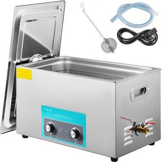 OEM Knob Control Ultrasonic Cleaner Ultraschallreiniger 30 L, Ultraschall Reinigungsger&auml;t 40 Khz 600 W, Digitaler Ultraschallreiniger, Schmuck Reinigung U