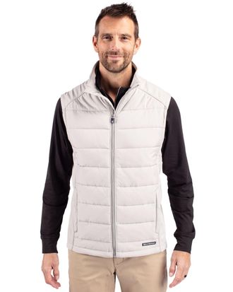Cutter & Buck Evoke Hybrid Softshell Recycled Mens Full Zip Vest