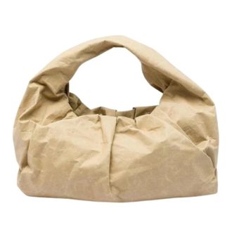 Bottega Veneta Pre-owned Shoulder Pouch - Dames - Pre-owned - Beige - Maat: ONE Size