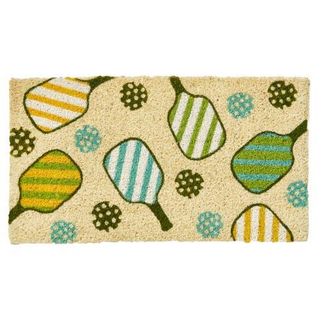 Tag Pickleball Coir Mat Multi Coir Summer in Beige at Nordstrom, Size Medium