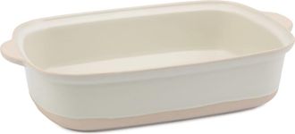 Jamie Oliver Fuente para horno Epic Roaster cerámica de gres blanca 39 x 25 x 8 cm