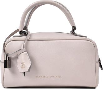 Brunello Cucinelli Light Beige Leather Bag