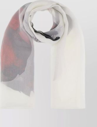Alexander McQueen silk printed scarf