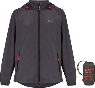 Mac in a Sac Origin II - Waterproof Packable Jacket for Men & Women - Charcoal - XXL