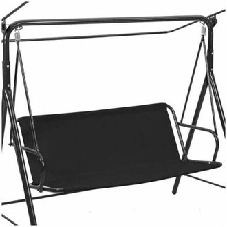 OEM Telo Di Copertura Per Sedia A Dondolo Stk (138 X 50 X 50 Cm, Nero), Tela Per Dondolo Da Giardino, Telo Impermeabile Per Sedia A Dondolo, Telo Antivent