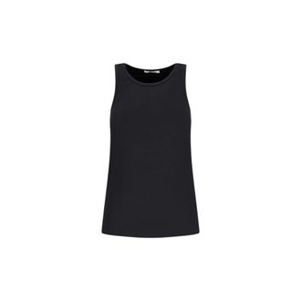 Gauch&egrave;re Sleeveless Tops, female, Black, Size: XS Canotta Girocollo