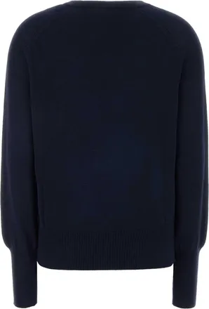 Woolrich Womens Manica Sweater Navy Cotton Modal