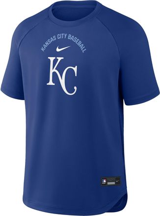 Nike Kansas City Royals Authentic Collection Batting Practice Pregame Nike Mens Dri-FIT MLB Top in Blue | 04HG11TUROY-7DX