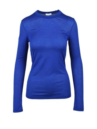 Ferragamo Blue Cotton T-Shirt