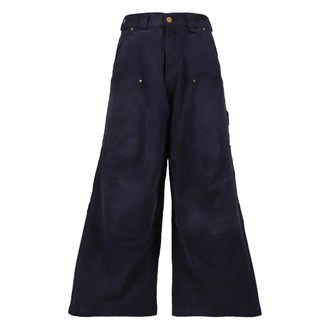 Willy Chavarria Cotton Wide-leg Trousers