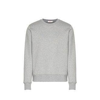 Valentino Gray Cotton Mens Sweatshirt