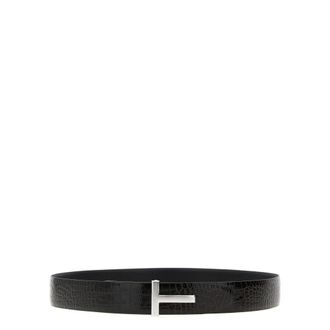 Tom Ford Reversible Crocodile Leather Belt