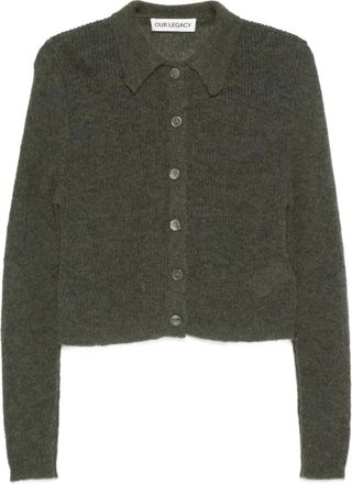 Our Legacy Truien & Vesten, Dames, Groen, M, Stijlvolle Polo Shirt voor Mannen