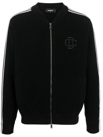 Dsquared2 Cardigan con ricamo - Nero