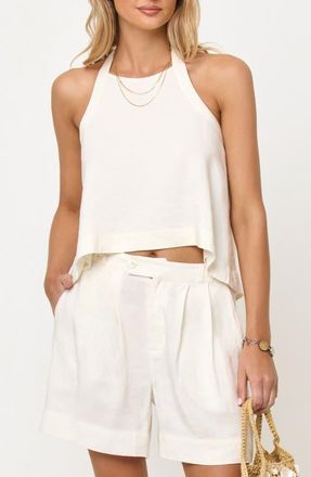 L*Space Milly Halter Cover-Up Top in Cream at Nordstrom, Size X-Small