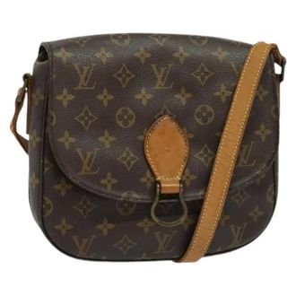 Louis Vuitton Tweedehands Canvas Louis Vuitton tassen - Dames - Pre-owned - Bruin - Maat: ONE Size Leer