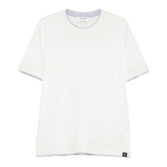 Gran Sasso T-Shirts, male, White, Size: 2XL Crew-Neck T-Shirt