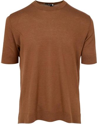 Pantaloni Torino T-shirt - Heren - T-shirts - Bruin - 2XL - Katoen - Tops