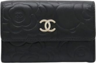 Chanel Pre-owned Wallets, female, Black, Size: ONE SIZE Pre-owned Card Case