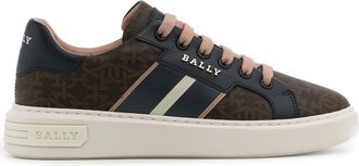 Bally Myron lace-up sneakers - women - Leather - 35.5 - Blue
