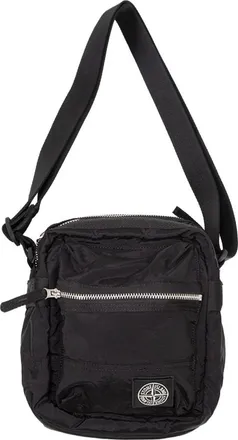 Stone Island Pouch - Heren - Schoudertassen - Zwart - ONE Size - Nylon - Tassen