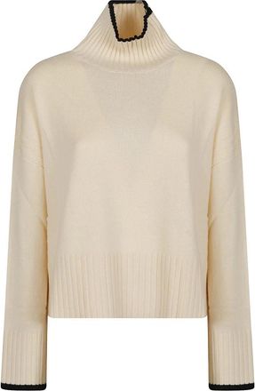 Pinko Pinko, Truien & Vesten, Dames, Beige, XS, Falkland Turtle Neck Sweater