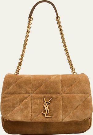 Saint Laurent Jamie 4.3 Medium Quilted Suede Shoulder Bag