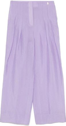 Patrizia Pepe Pantaloni Fluid a palazzo - Viola