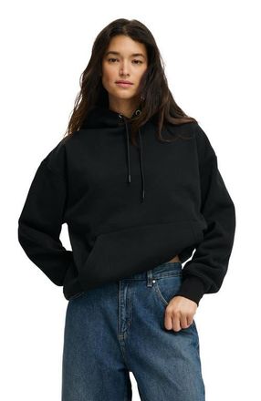 Cotton On Womens Premium Oversized Hoodie in Black at Nordstrom, Size Xx-Small