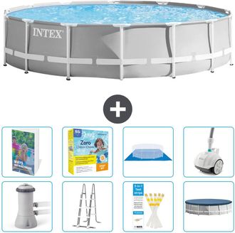 Intex Piscina Prism Frame Redonda - 427x107 Cm - 9-piezas S544