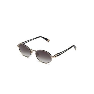 Furla Oval Metal Sunglasses - female - Furla - Sunglasses - Gray - 55 MM - Accessories