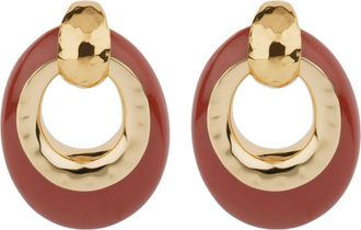 Gas Bijoux Selva Gold Plated And Acetate Earrings