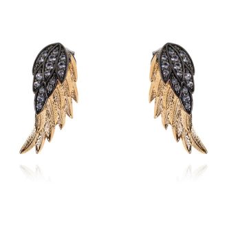 Zadig&Voltaire Messing Oorbellen - Dames - Oorbellen - Geel - ONE Size - Accessoires