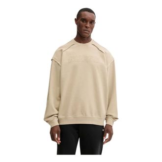 Guess Hoodies & sweatvesten, Heren, Beige, L, Sweatshirts & Hoodies > Sweatshirts & Hoodies