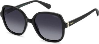 Polaroid Zwarte zonnebril PLD 4177/S/X - unisex - Zonnebrillen - Zwart - 55 MM - Accessoires