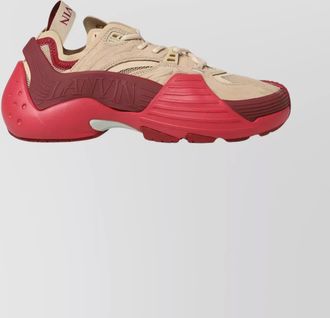 Lanvin sneakers with contrast sole and pull tab