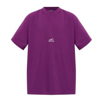 Balenciaga Skiwear T-shirt - Heren - Tops - Paars - Maat: S Katoen