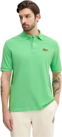 Lacoste Polo L.12.12 Piqu&eacute; Badge Vestibilit&agrave; Ampia - - Tops - Uomo - Verde - S