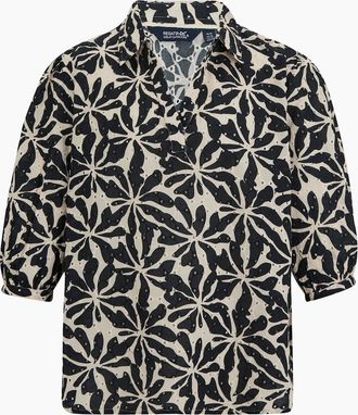 Regatta Womens Regatta Womens/Ladies Nofino Abstract Floral Shirt - Cream - Size: 16