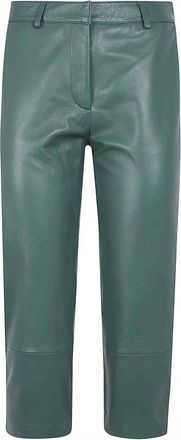 Frankie Shop Lior Leather Capri Pants