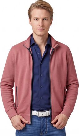 Baileys vest Baileys roze met boord normale fit