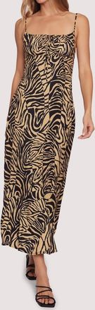 Lost + Wander Helena Love Maxi Dress In Black Tan