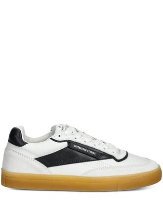 Copenhagen Sneakers con inserti in pelle - Bianco