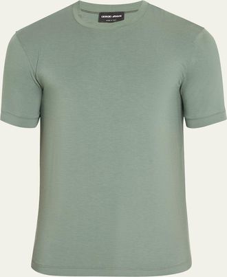 Green Giorgio Armani Casual T-Shirts: Shop up to −81